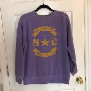 #NC #purple #crewneck #sweatshirt #ncpride #unc